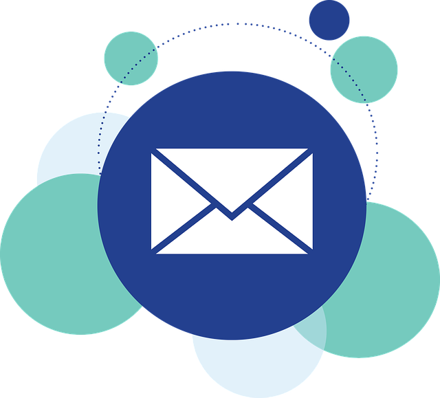 Email envelope icon inside circle