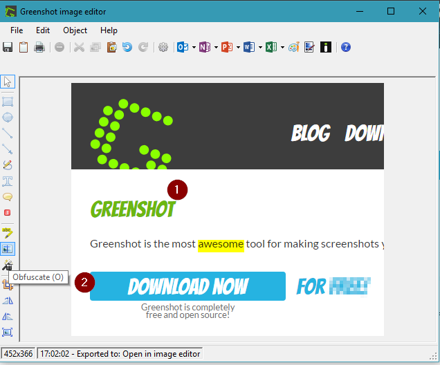 Greenshot Screenshot Editor