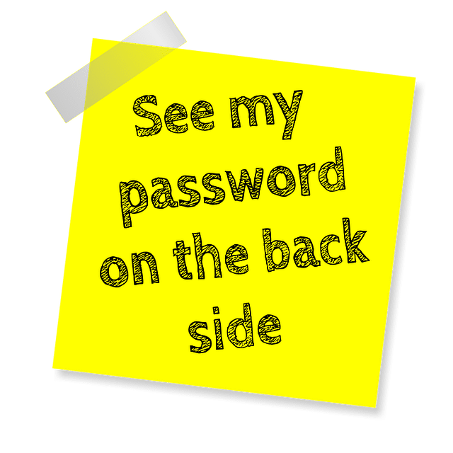 Password Sticky Note