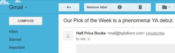 Gmail Unsubscribe