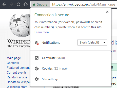 Chrome HTTPS Green Secure