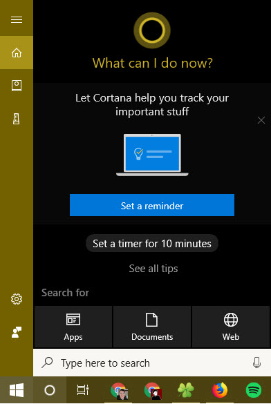 Cortana-Windows-10
