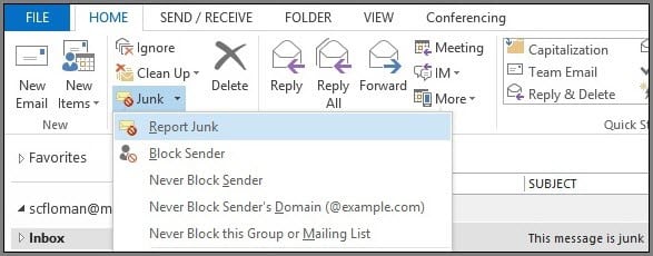 Junk Mail Ribbon