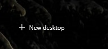 New Desktop Initial Windows 10