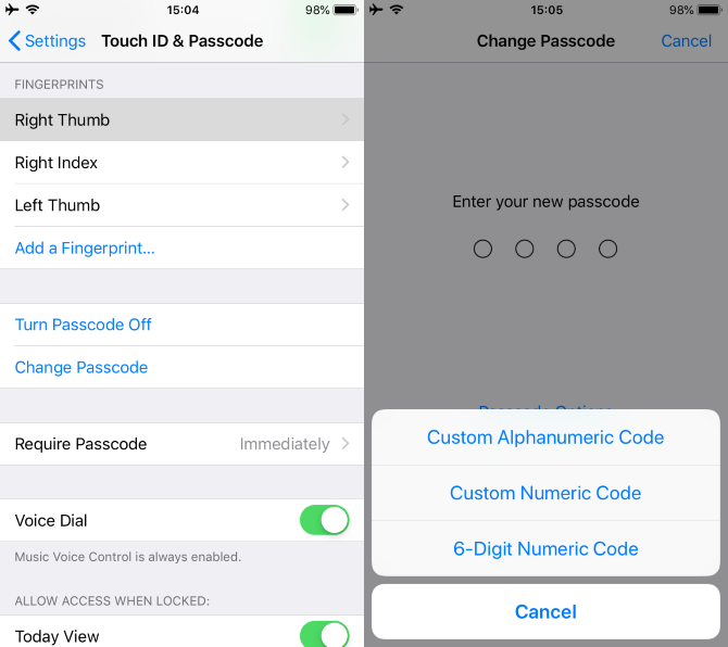 iPhone-Change-Passcode-Type