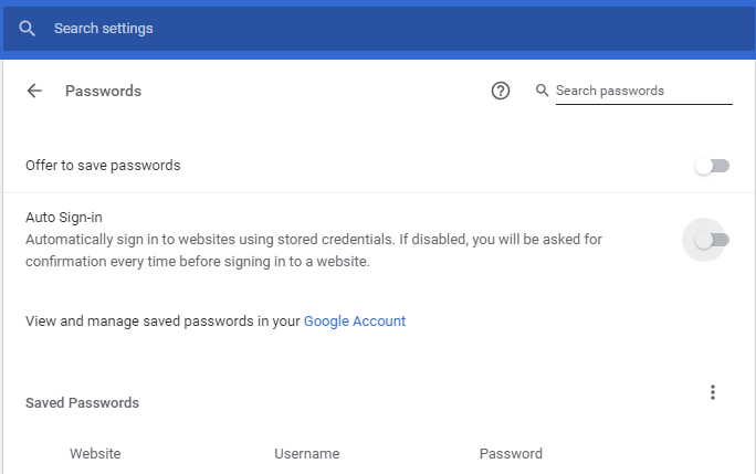 Chrome-Disable-Password-Saving