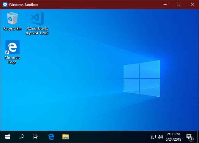 Windows 10 Sandbox