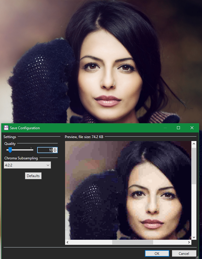 JPEG Compression Example