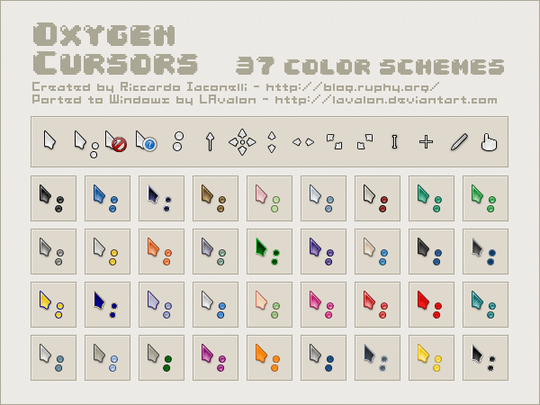 Oxygen-Cursors