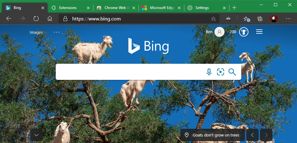 Microsoft Edge Home