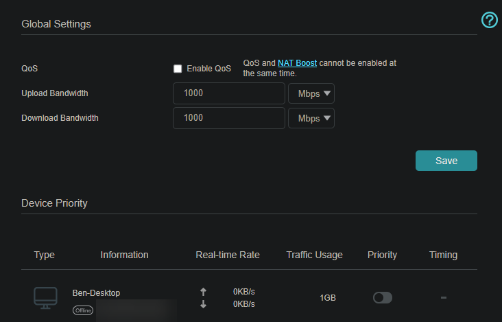 Router-QoS-Options