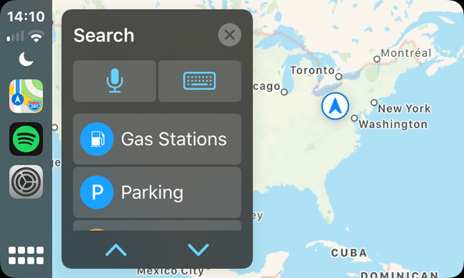 CarPlay Maps Navigation
