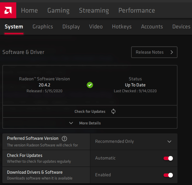 Radeon Software Updates