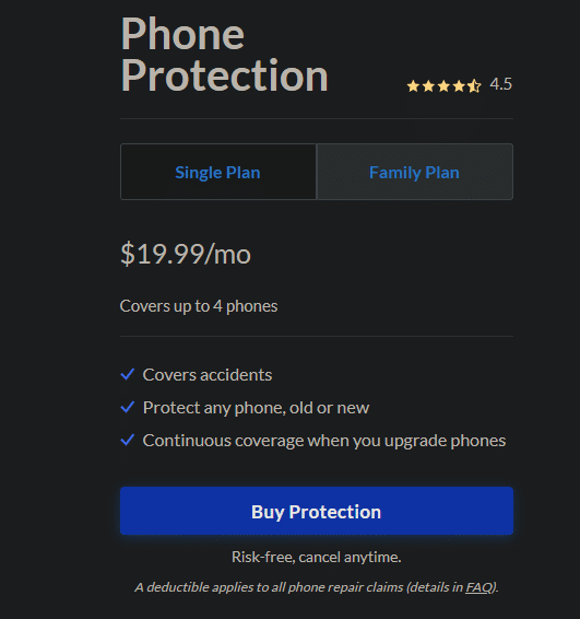 SquareTrade Smartphone Warranty