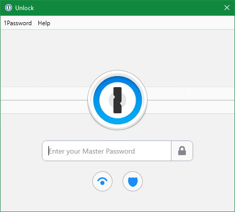 1Password Locked