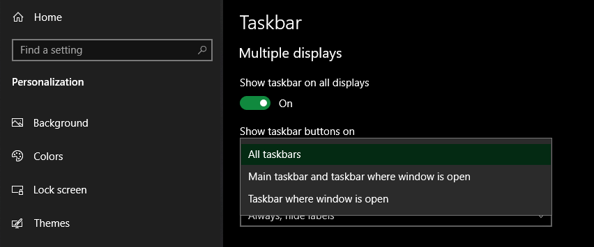 Windows-10-Multiple-Display-Taskbar-Options