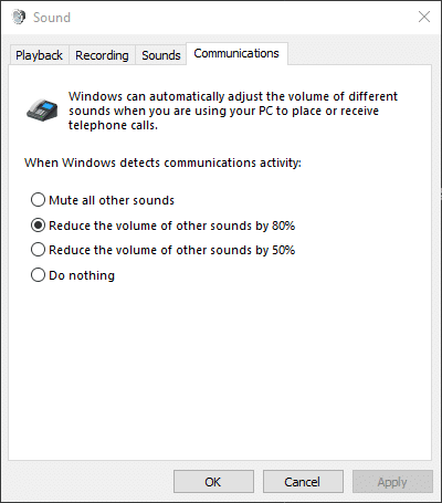 Windows Sound Communications