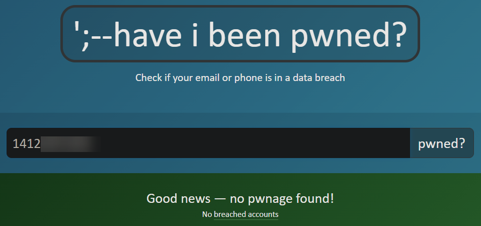 Have I Been Pwned Data Breach