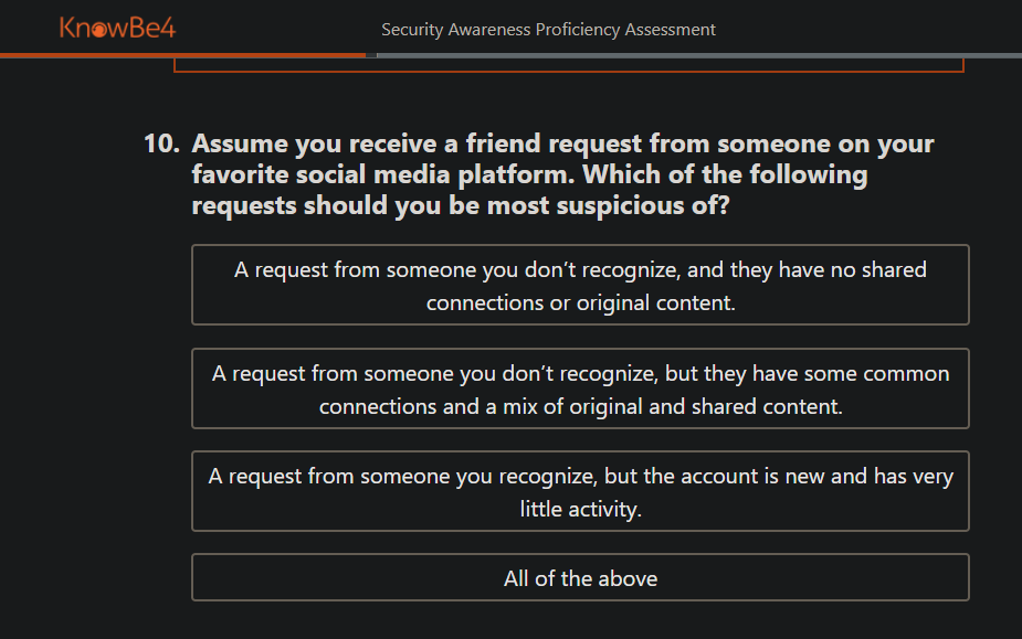 KnowBe4-Security-Assessment-Quiz