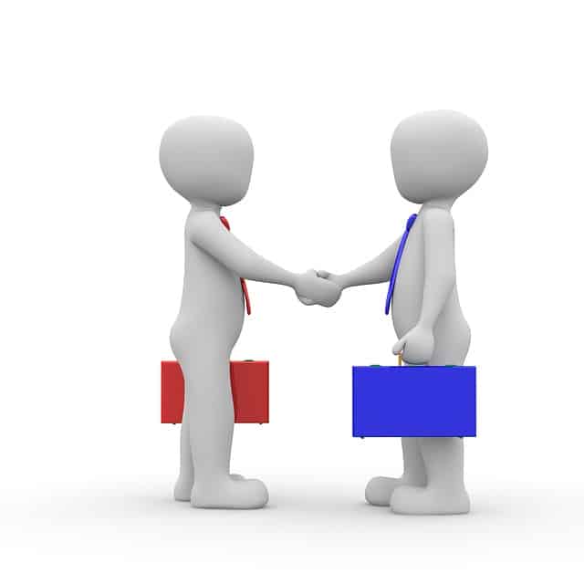 Businessmen Shaking Hands