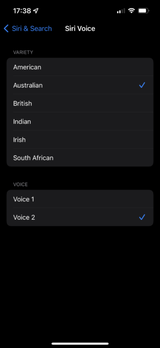 Siri Voice
