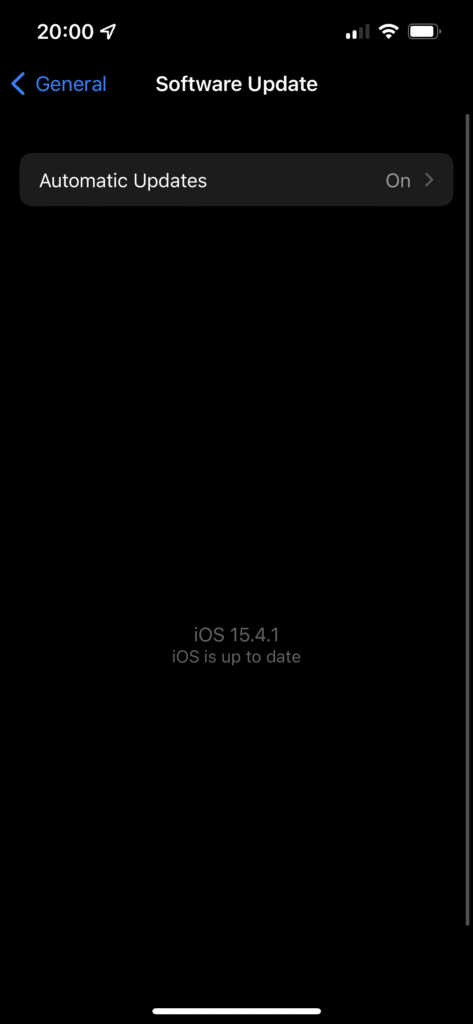 iPhone Software Update