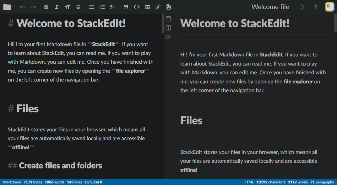 StackEdit Website