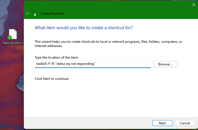 Windows New Force Close Shortcut